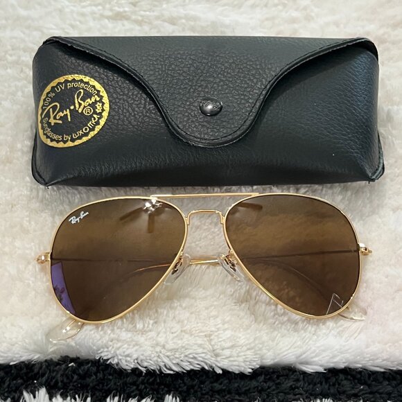 Ray Ban aviator Brown - Picture 4 of 6